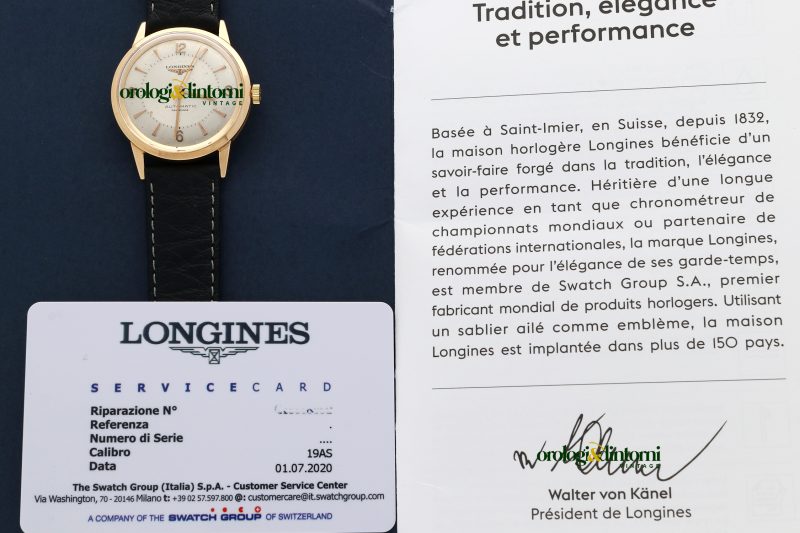 Vintage Longines Automatico Calibro 19AS con LSC - immagine 6