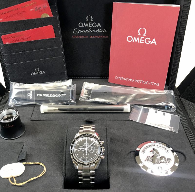 2020 Omega Speedmaster Professional Moonwatch 31130423001005 Big Box - Full Factory Stickers - Image 11