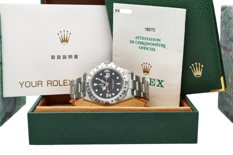 2001 Rolex Explorer II 16570 Black Dial Box and Papers - Image 10