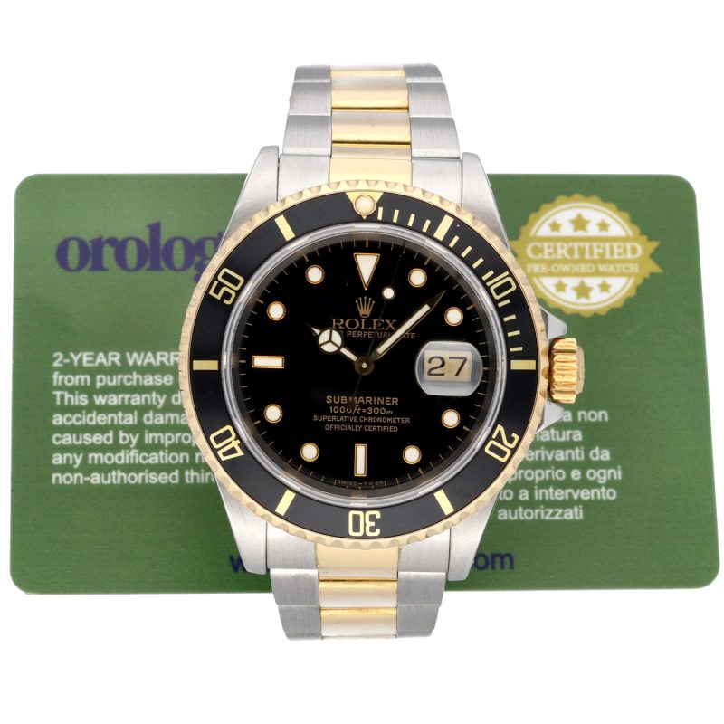 1991 Rolex Submariner 16613 Black Dial - Image 11