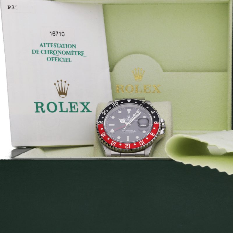 2000 Rolex GMT-Master II 16710 "Coke" Con Scatola e Garanzia - immagine 18