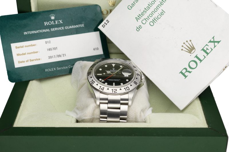 2005 Rolex Explorer II 16570 Box Papers and RSC - Image 14