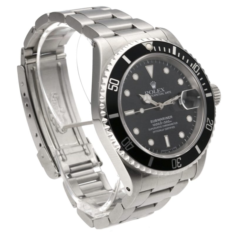 1991 Rolex Submariner ref. 16610 Quadrante Trizio Con Scatola e Garanzia Originale Revisionato! - immagine 2