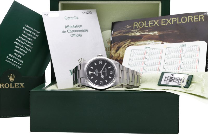 2005 Rolex Explorer 114270 con Scatola & Garanzia - immagine 16