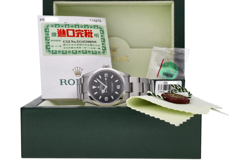 2005 Rolex Explorer 114270 con Scatola e Garanzia - immagine 14