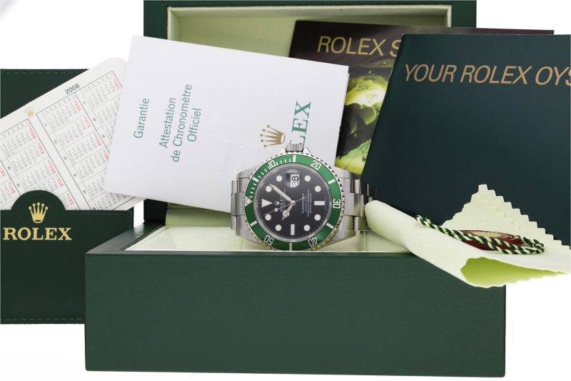 2006 Rolex Submariner "Kermit" 16610LV Scatola & Garanzia - immagine 15