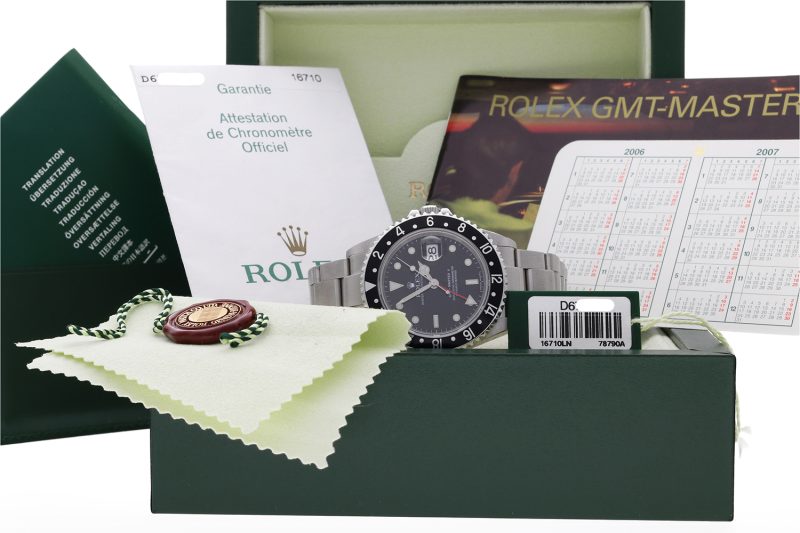 2005 Rolex GMT-Master II 16710 Stick Dial - Full Set - immagine 14