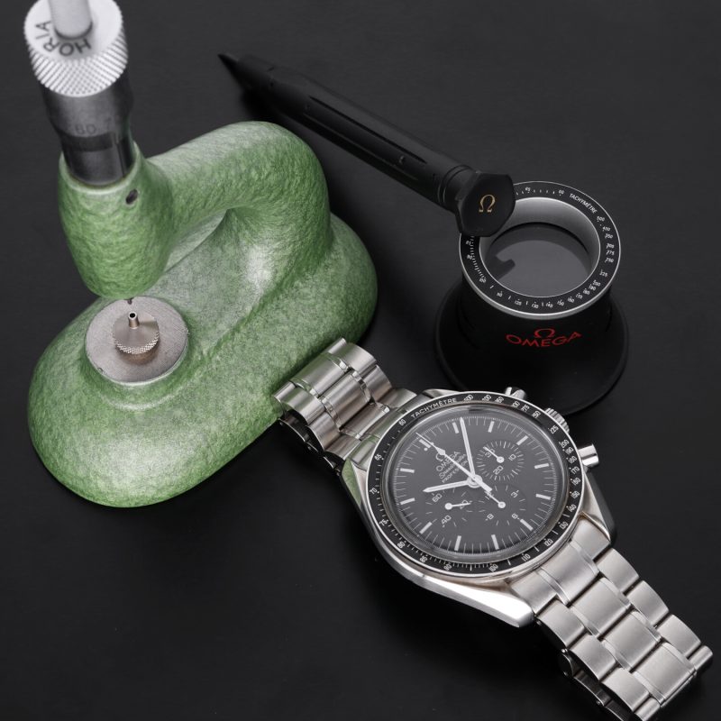 2002 Omega Speedmaster Professional Moonwatch 35705000 con Garanzia - immagine 14