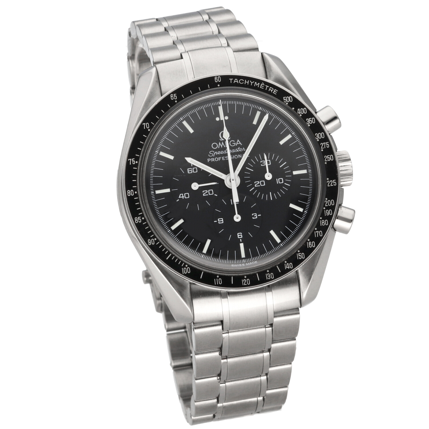 2002 Omega Speedmaster Professional Moonwatch 35705000 with Card