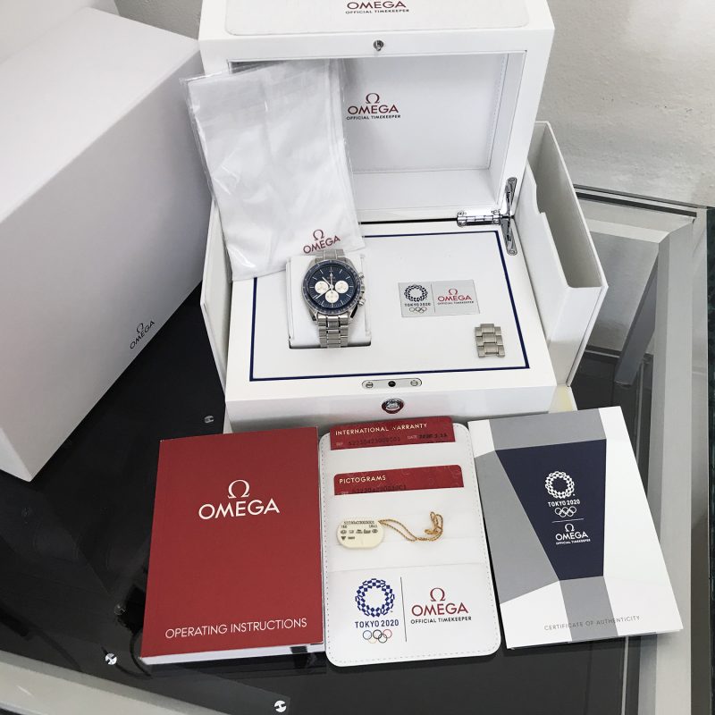 2020 Omega Speedmaster Professional Tokio Limited Edition 522.30.42.30.03.001  Full-Set - immagine 14