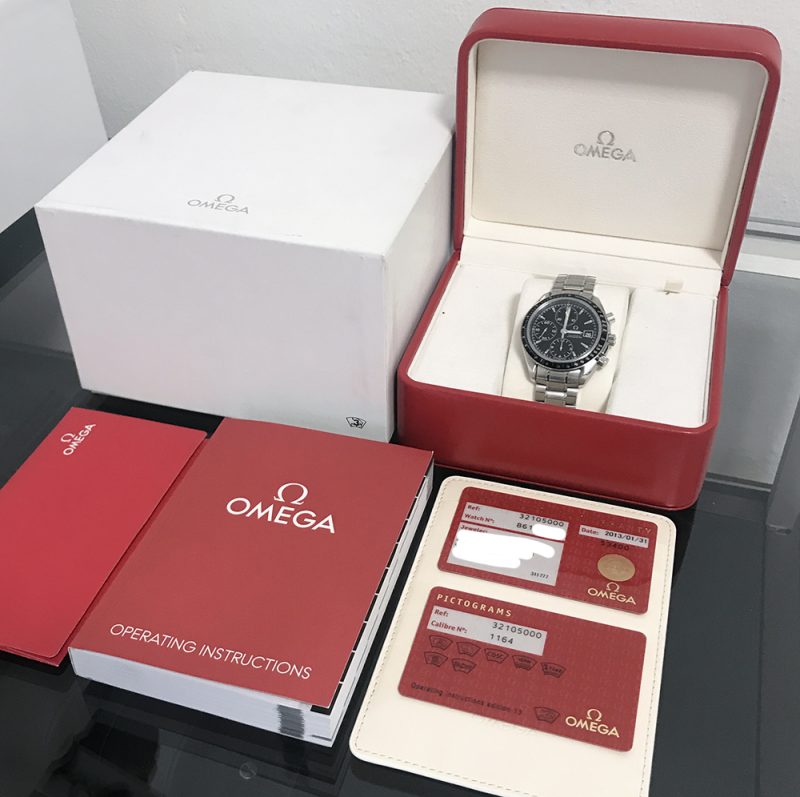 2013 Omega Speedmaster Date Chronometer Automatico 3210.50.00 Full-Set - immagine 9