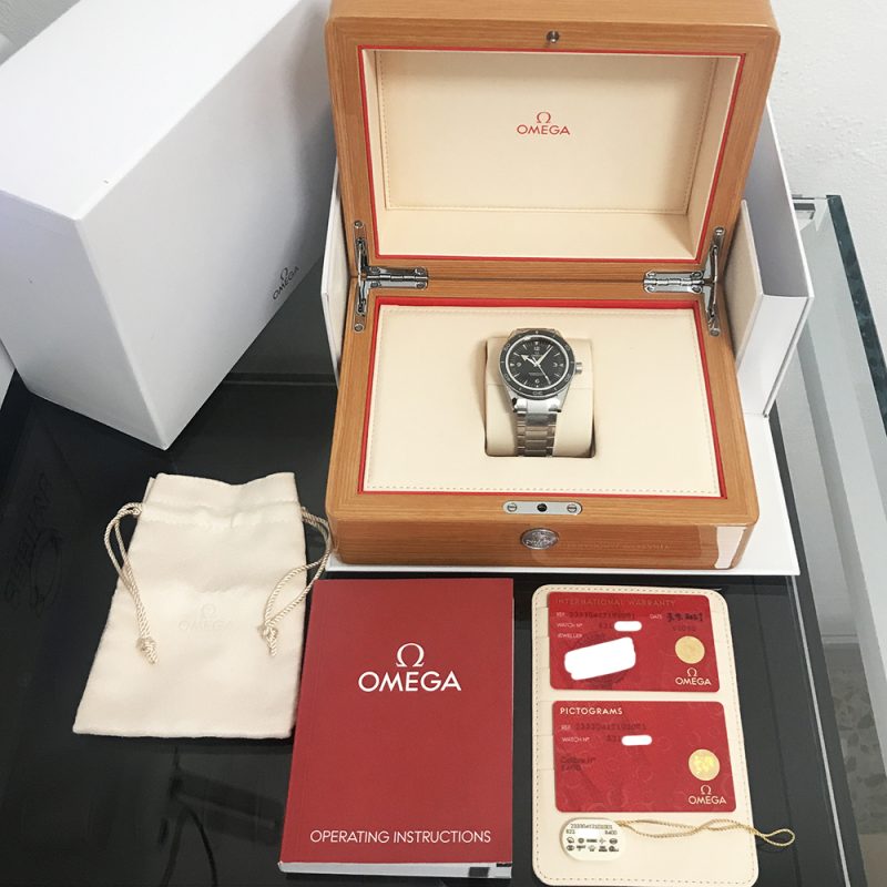 2021 Omega Seamaster 300 Co-Axial 233.30.41.21.01.001  Nuovo con Pellicole - immagine 11