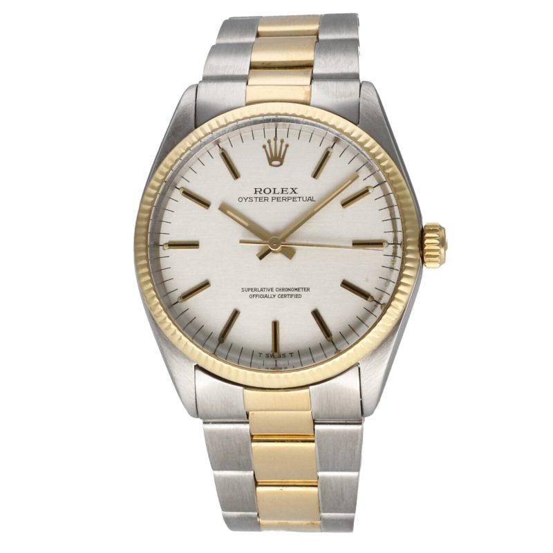 1969 ca. Vintage Rolex Two Tone Oyster Perpetual ref. 1005 - Image 3