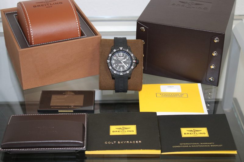 2019 Breitling Colt Skyracer Black Carbon X74320E4/BF87/293S with Box & Card - Image 14