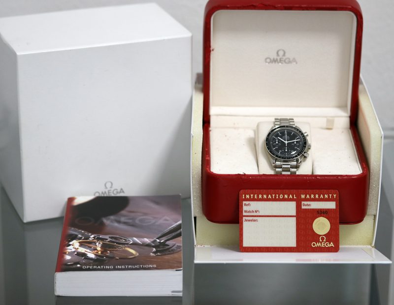 ca. 2000 Omega Speedmaster Reduced Automatic 351050 with Box & Papers - Image 8