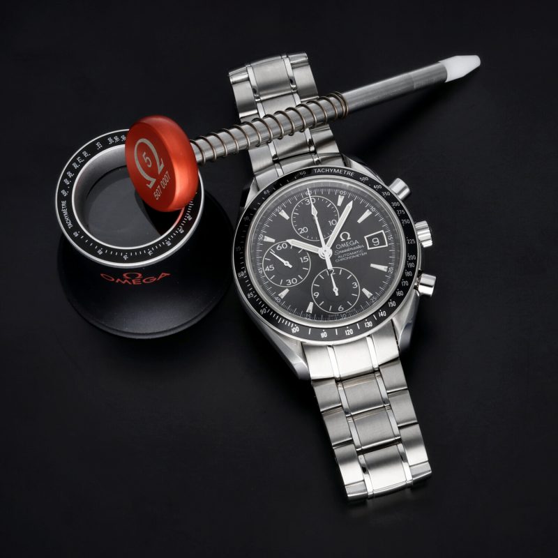 2010 Omega Speedmaster Date Chronometer Automatico 3210.50.00 Full-Set - immagine 3