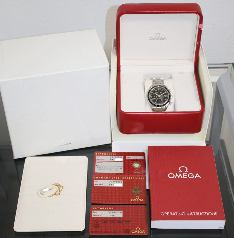 2010 Omega Speedmaster Date Chronometer Automatico 3210.50.00 Full-Set - immagine 15