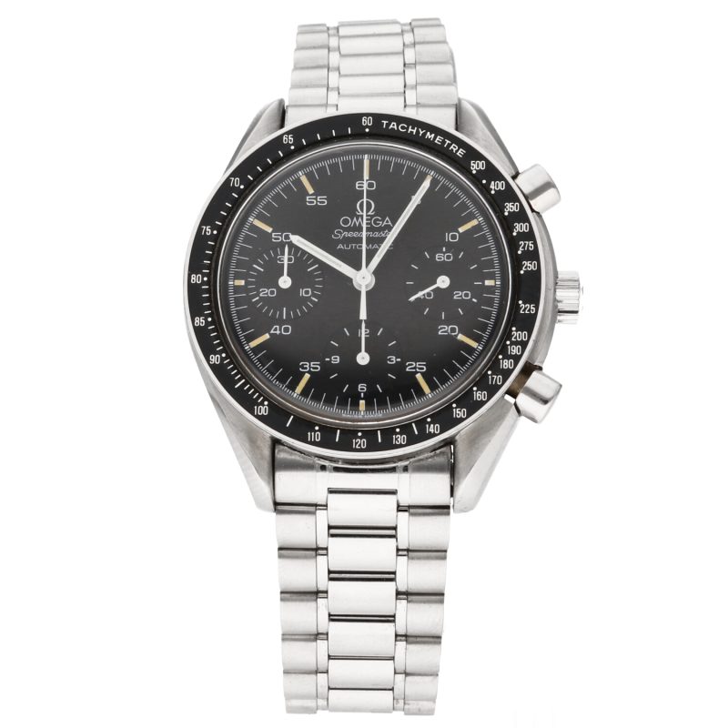 1991 Omega Speedmaster Reduced Automatico 35105000 Quadrante Trizio - immagine 3