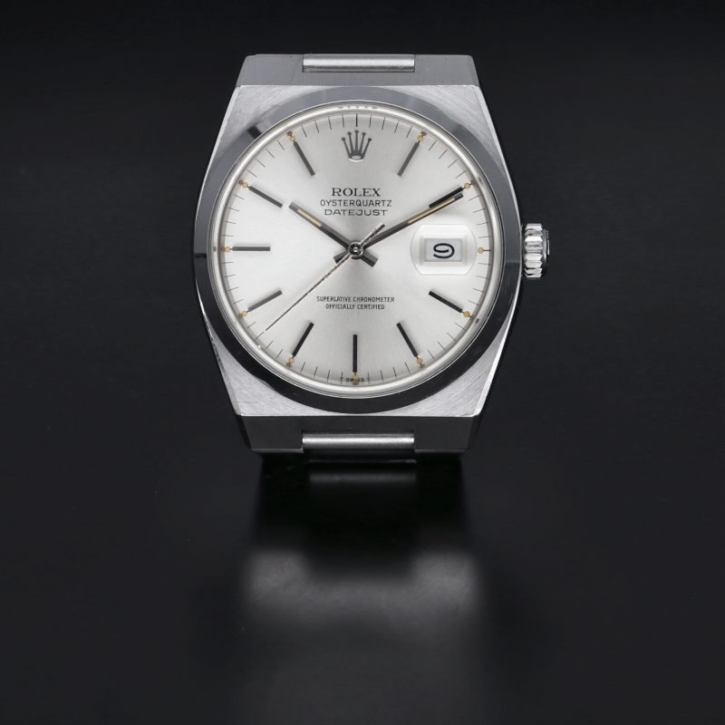 1983 Rolex Vintage OysterQuartz Datejust 17000 con Scatola e Garanzia - immagine 4