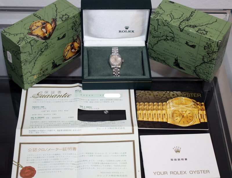 1999 Rolex Oyster Perpetual Date 69240 with Box & Papers - Image 15