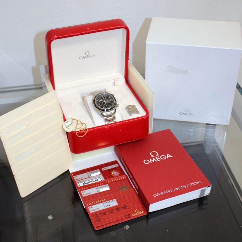 2009 Omega Speedmaster Date Chronometer Automatico 3210.50.00 Acciaio 40mm con Scatola & Garanzia - immagine 11