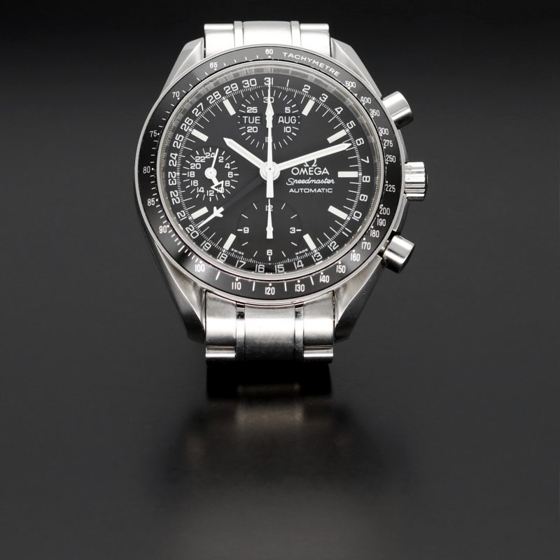 1998 Omega Speedmaster Day Date Automatico ref. 3520500 mai Lucidato con Scatola e Garanzia Originale - immagine 4