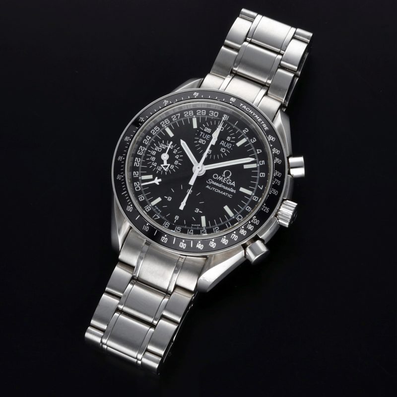 1998 Omega Speedmaster Day Date Automatico ref. 3520500 mai Lucidato con Scatola e Garanzia Originale - immagine 11