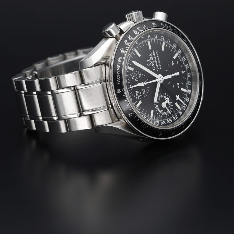 1998 Omega Speedmaster Day Date Automatico ref. 3520500 mai Lucidato con Scatola e Garanzia Originale - immagine 6