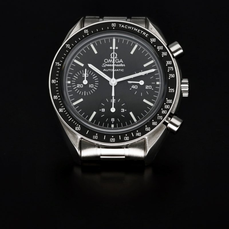 2008 Omega Speedmaster Automatico 35395000 Cristallo Zaffiro con Scatola e Garanzia - Revisione Omega - immagine 4