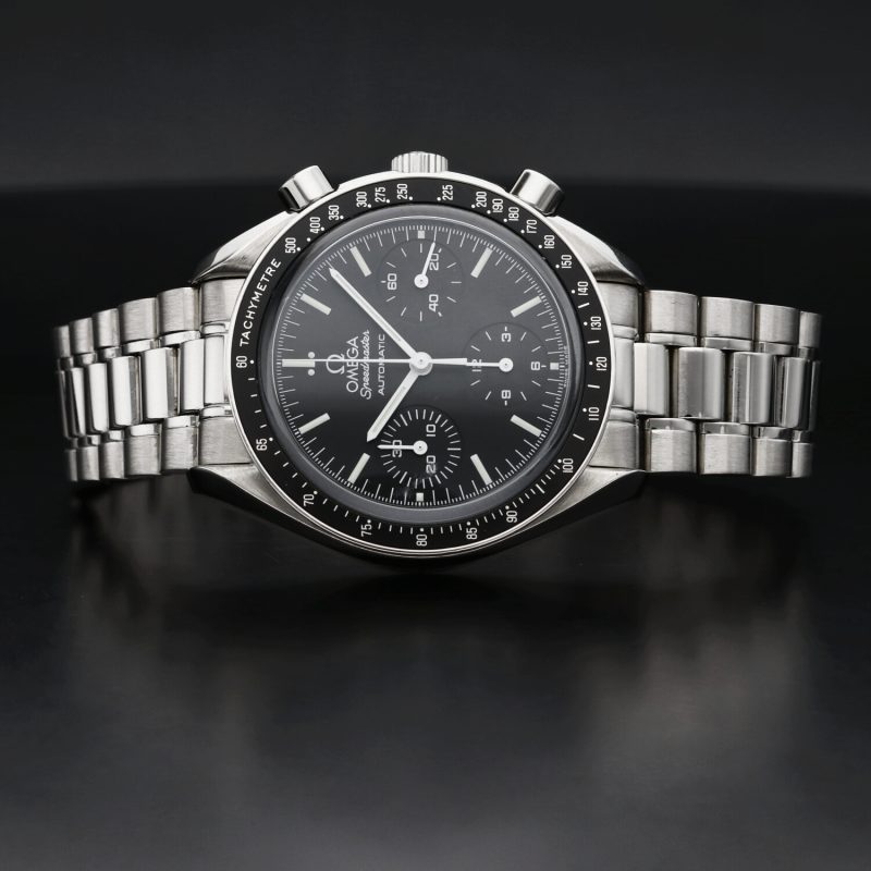 2008 Omega Speedmaster Automatico 35395000 Cristallo Zaffiro con Scatola e Garanzia - Revisione Omega - immagine 5