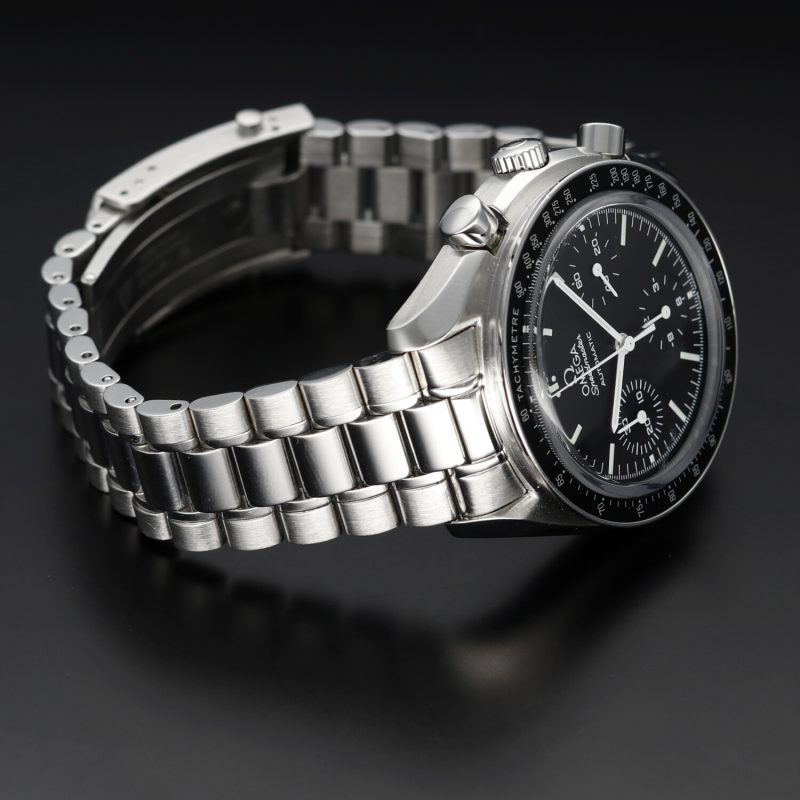 2008 Omega Speedmaster Automatico 35395000 Cristallo Zaffiro con Scatola e Garanzia - Revisione Omega - immagine 6