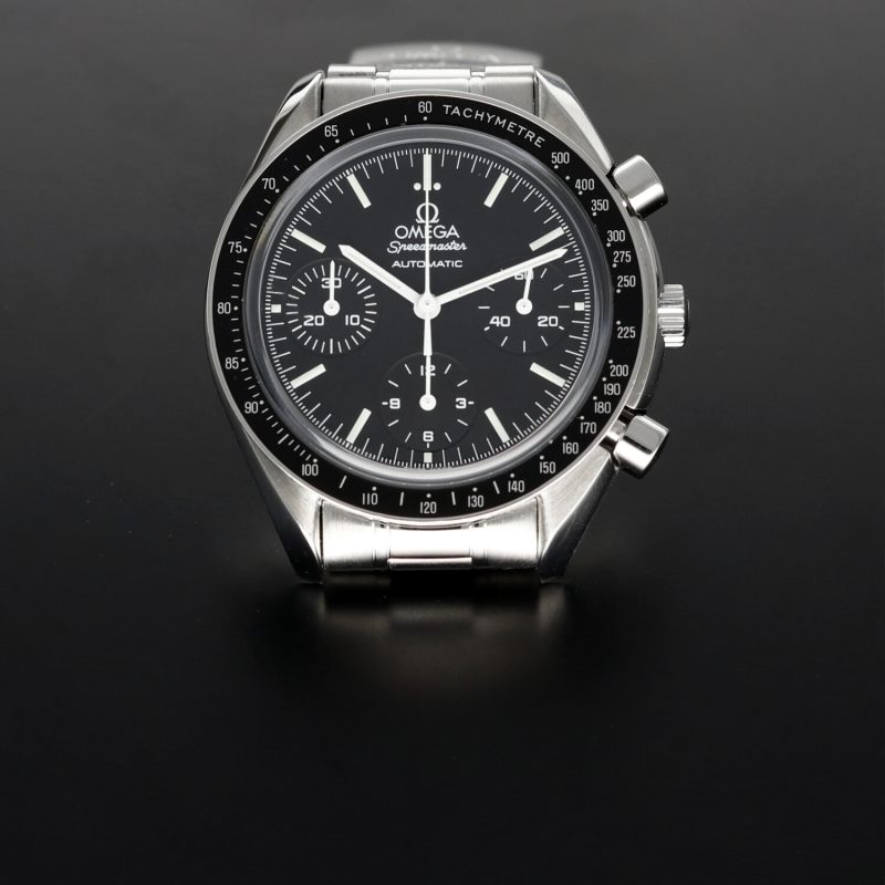 2008 Omega Speedmaster Automatico 35395000 Cristallo Zaffiro con Scatola e Garanzia - Revisione Omega - immagine 10