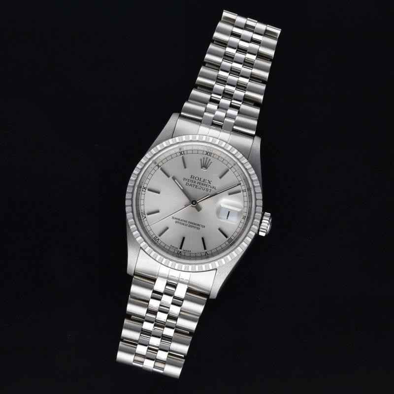 2001 Rolex Datejust 16220 Quadrante Argento con Scatola e Garanzia - immagine 13