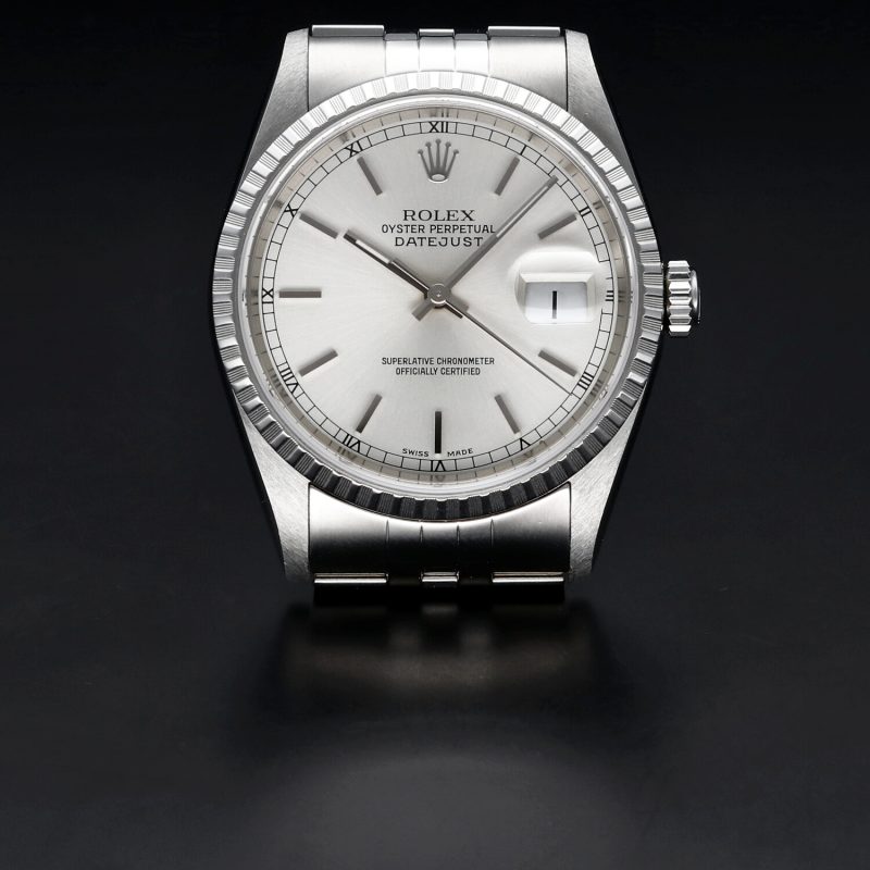 2001 Rolex Datejust 16220 Quadrante Argento con Scatola e Garanzia - immagine 4