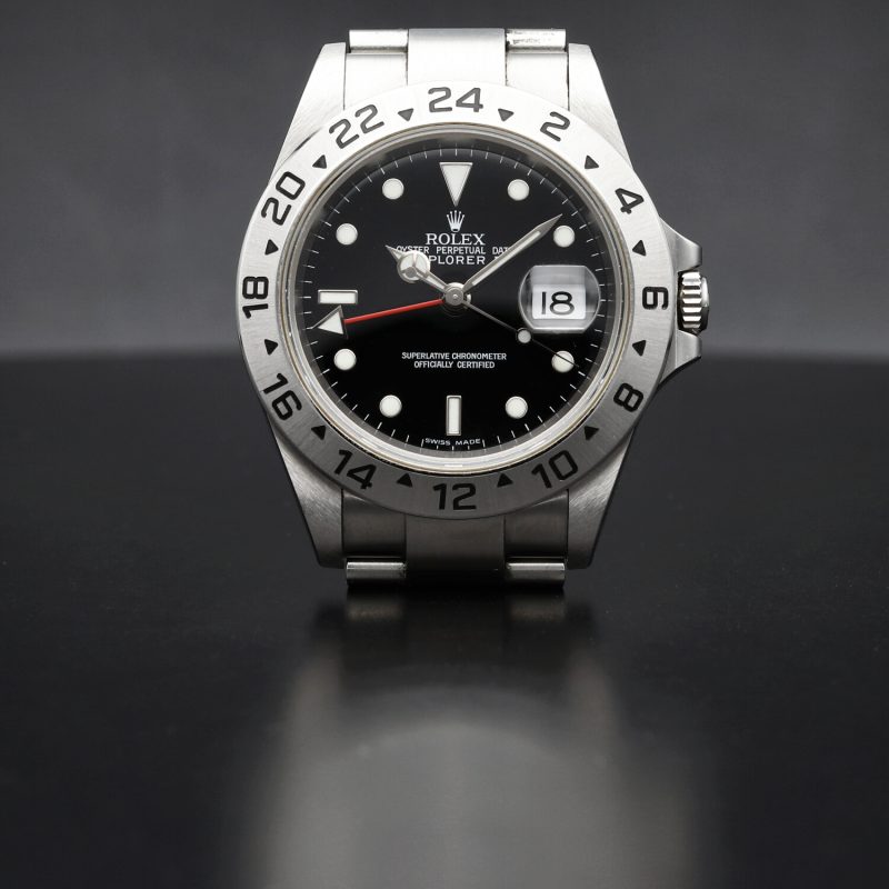 2004 Rolex Explorer II 16570 Mai Lucidato Quadrante Nero con Scatola e Garanzia - immagine 4