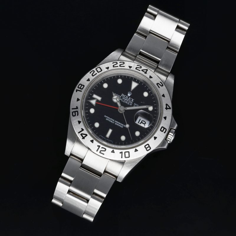 2004 Rolex Explorer II 16570 Mai Lucidato Quadrante Nero con Scatola e Garanzia - immagine 10