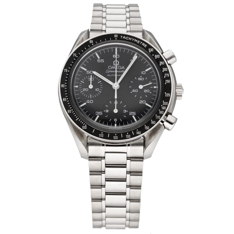 1998 Omega Speedmaster Reduced 35105000 Automatico 39mm con Scatola & Garanzia Revisionato! - immagine 3