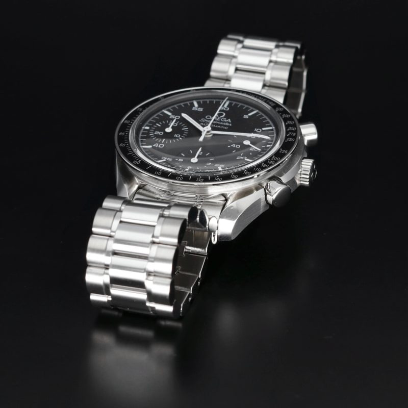 1998 Omega Speedmaster Reduced 35105000 Automatico 39mm con Scatola & Garanzia Revisionato! - immagine 16