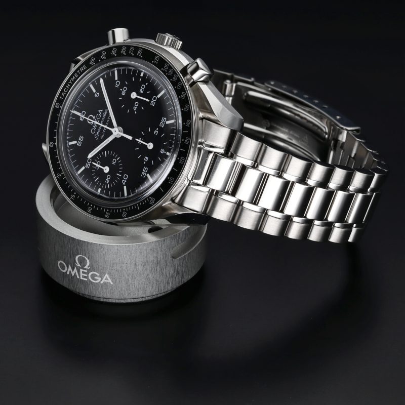 1998 Omega Speedmaster Reduced 35105000 Automatico 39mm con Scatola & Garanzia Revisionato! - immagine 4