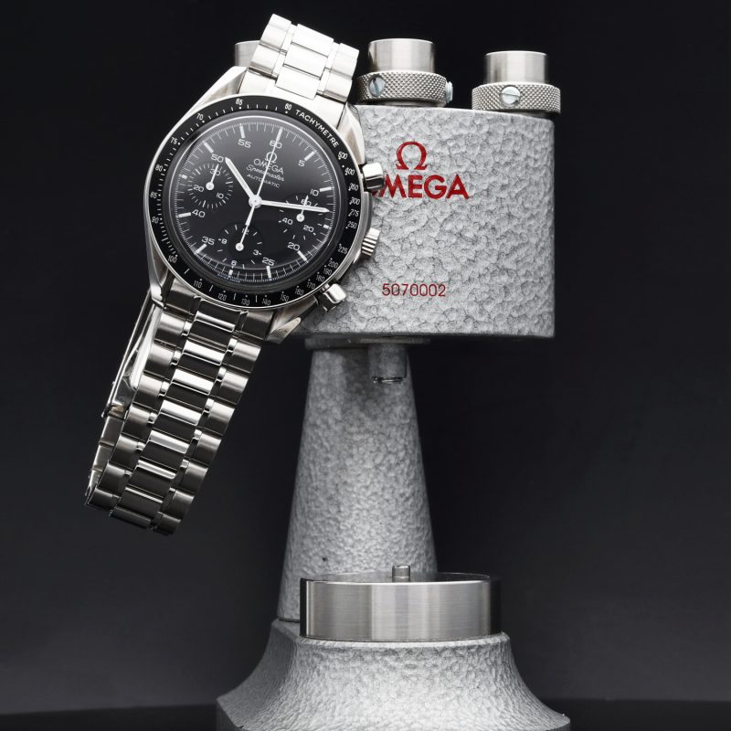 1998 Omega Speedmaster Reduced 35105000 Automatico 39mm con Scatola & Garanzia Revisionato! - immagine 5