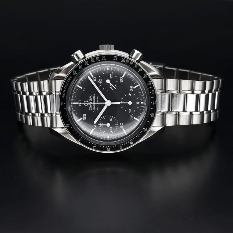 1998 Omega Speedmaster Reduced 35105000 Automatico 39mm con Scatola & Garanzia Revisionato! - immagine 13