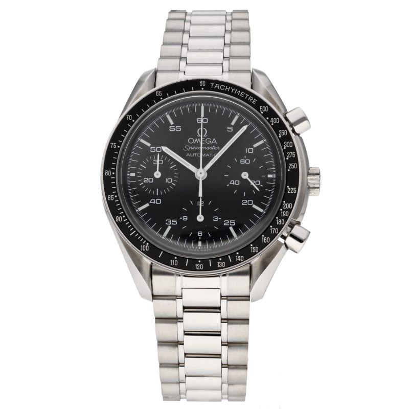 2006 Omega Speedmaster Reduced 35105000 Automatico 39mm Full-Set Scatola & Garanzia Originale - immagine 3