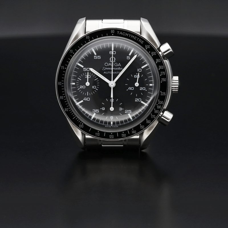 2006 Omega Speedmaster Reduced 35105000 Automatico 39mm Full-Set Scatola & Garanzia Originale - immagine 10