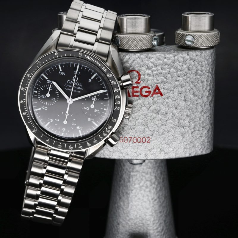 2006 Omega Speedmaster Reduced 35105000 Automatico 39mm Full-Set Scatola & Garanzia Originale - immagine 8