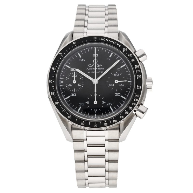 2006 Omega Speedmaster Reduced 35105000 Acciaio Automatico 39mm con Scatola & Garanzia - immagine 3