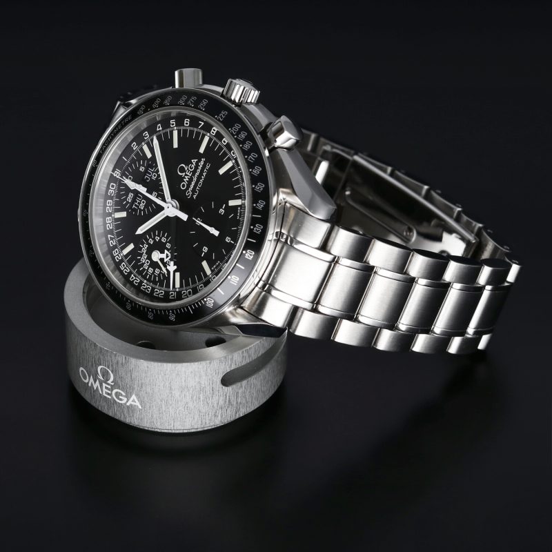 1998 ca. Omega Speedmaster Day Date  Automatico ref. 35205000 Acciaio 39mm con Scatola e Garanzia Originale - immagine 4