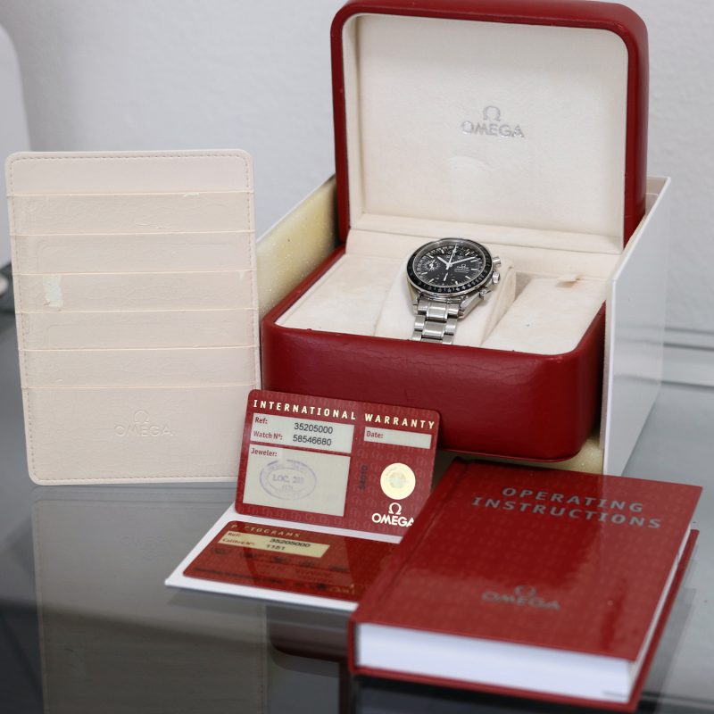 1998 ca. Omega Speedmaster Day Date  Automatico ref. 35205000 Acciaio 39mm con Scatola e Garanzia Originale - immagine 16