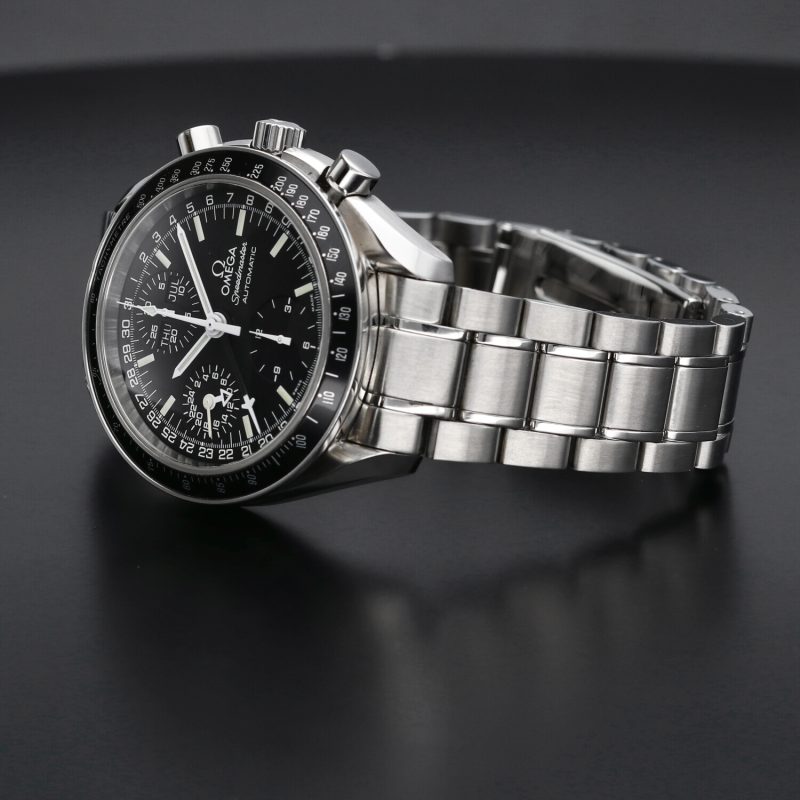 1998 ca. Omega Speedmaster Day Date  Automatico ref. 35205000 Acciaio 39mm con Scatola e Garanzia Originale - immagine 14