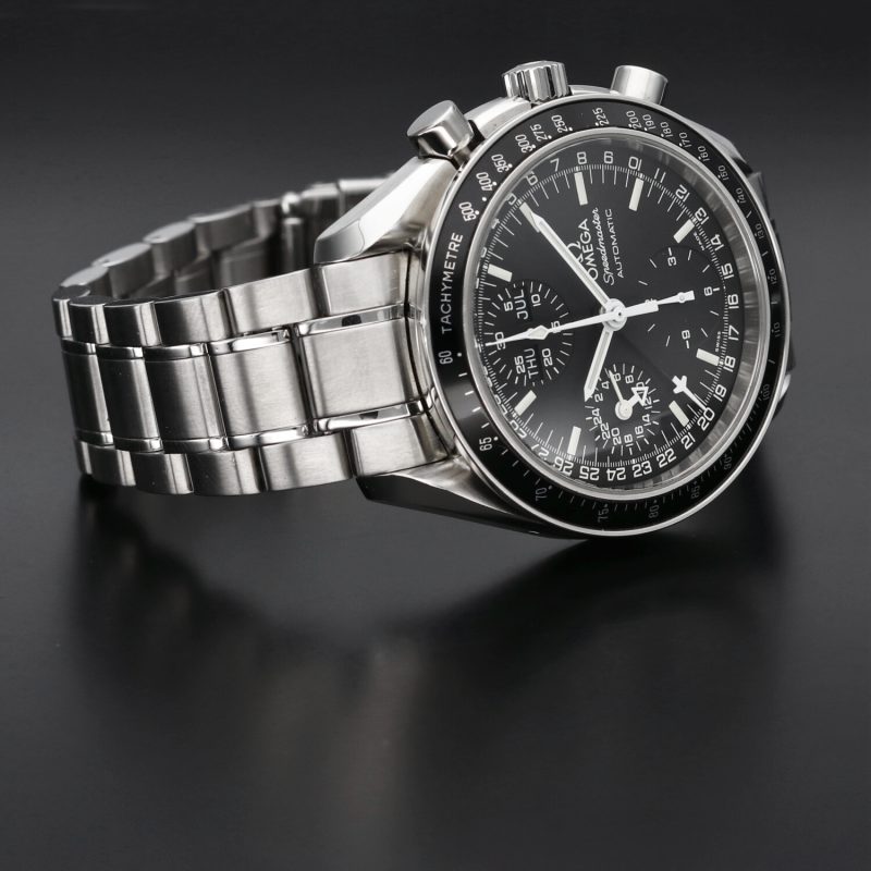 1998 ca. Omega Speedmaster Day Date  Automatico ref. 35205000 Acciaio 39mm con Scatola e Garanzia Originale - immagine 13