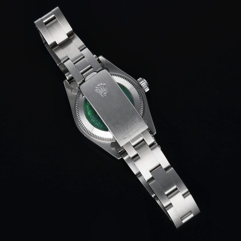 2001 Rolex Ladies Oyster Perpetual Date 79190 SS 26mm Silver Stick Dial with Box & Papers - Image 12